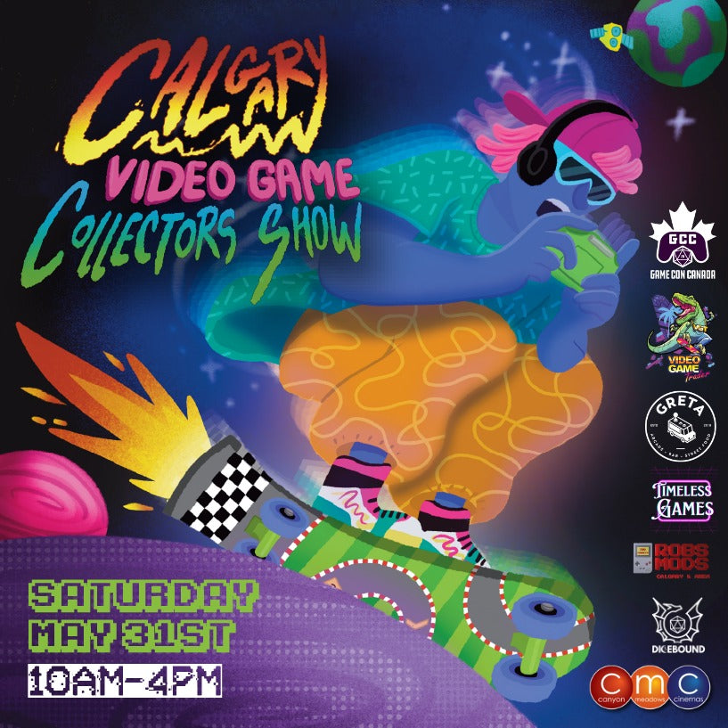 We are headed to the Calgary Video Game Collector Show!