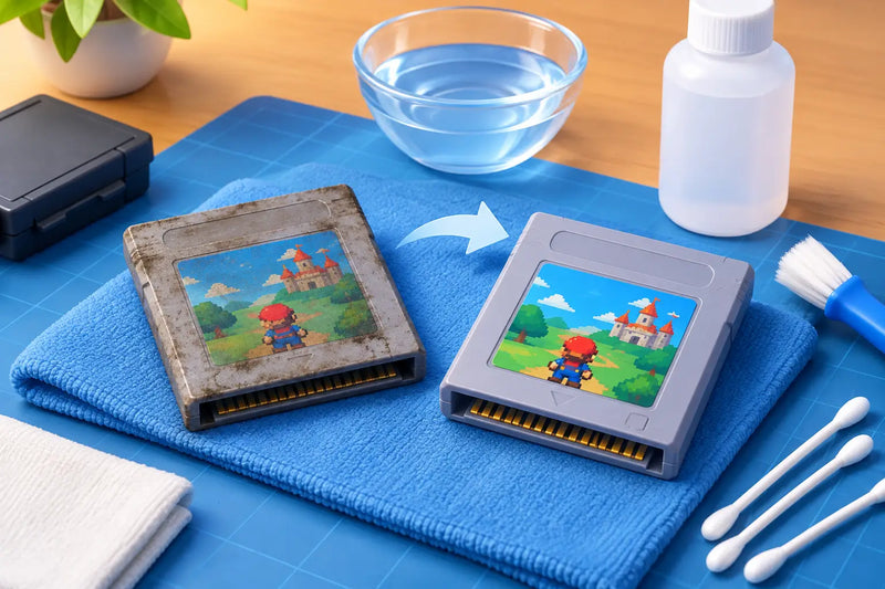 How to Clean Dirty Game Cartridges Safely