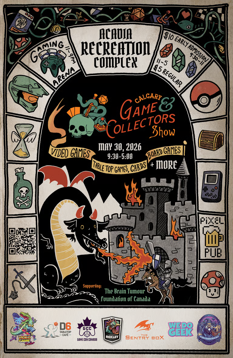 We're Headed To The Calgary Game & Collectors Show! May 30, 2026