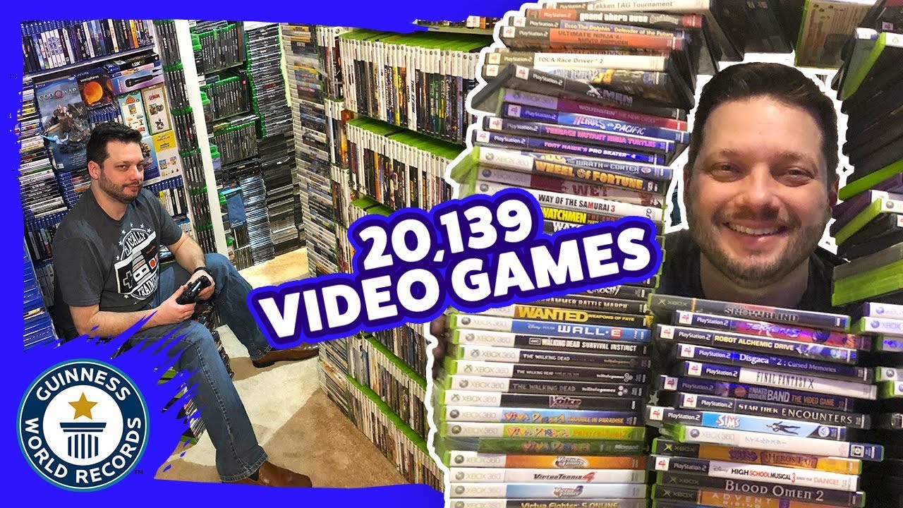 The Man with the World’s Largest Video Game Collection!