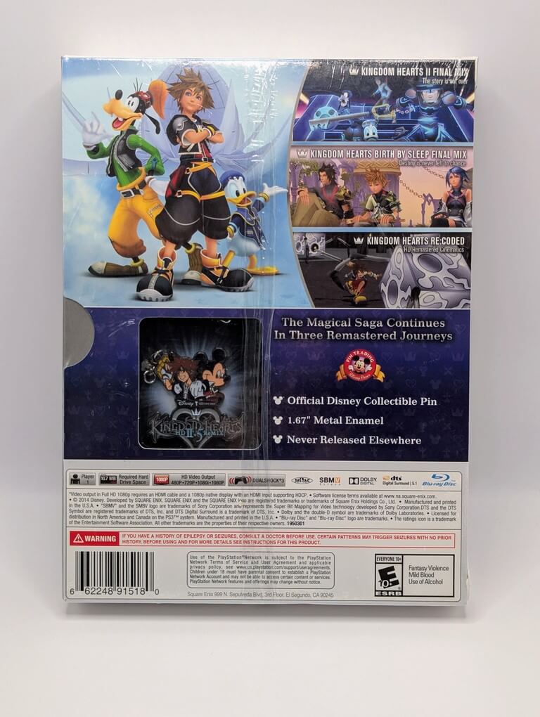 Kingdom Hearts HD 2.5 ReMIX Édition Limitée [NEUF]