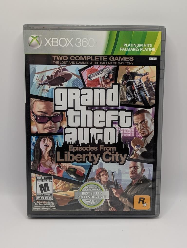 Grand Theft Auto: Episodes from Liberty City [Platinum Hits] [No Map/Poster] - Save and Reload Games - Canada