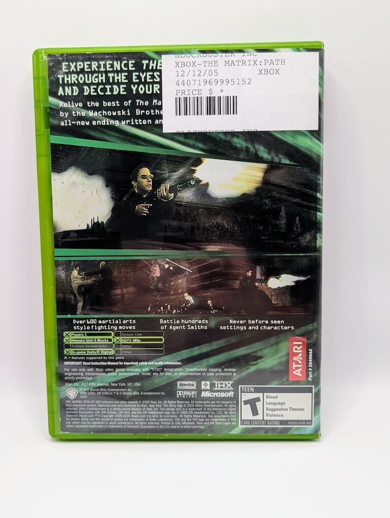 The Matrix: Path of Neo [No Manual] [Condition]