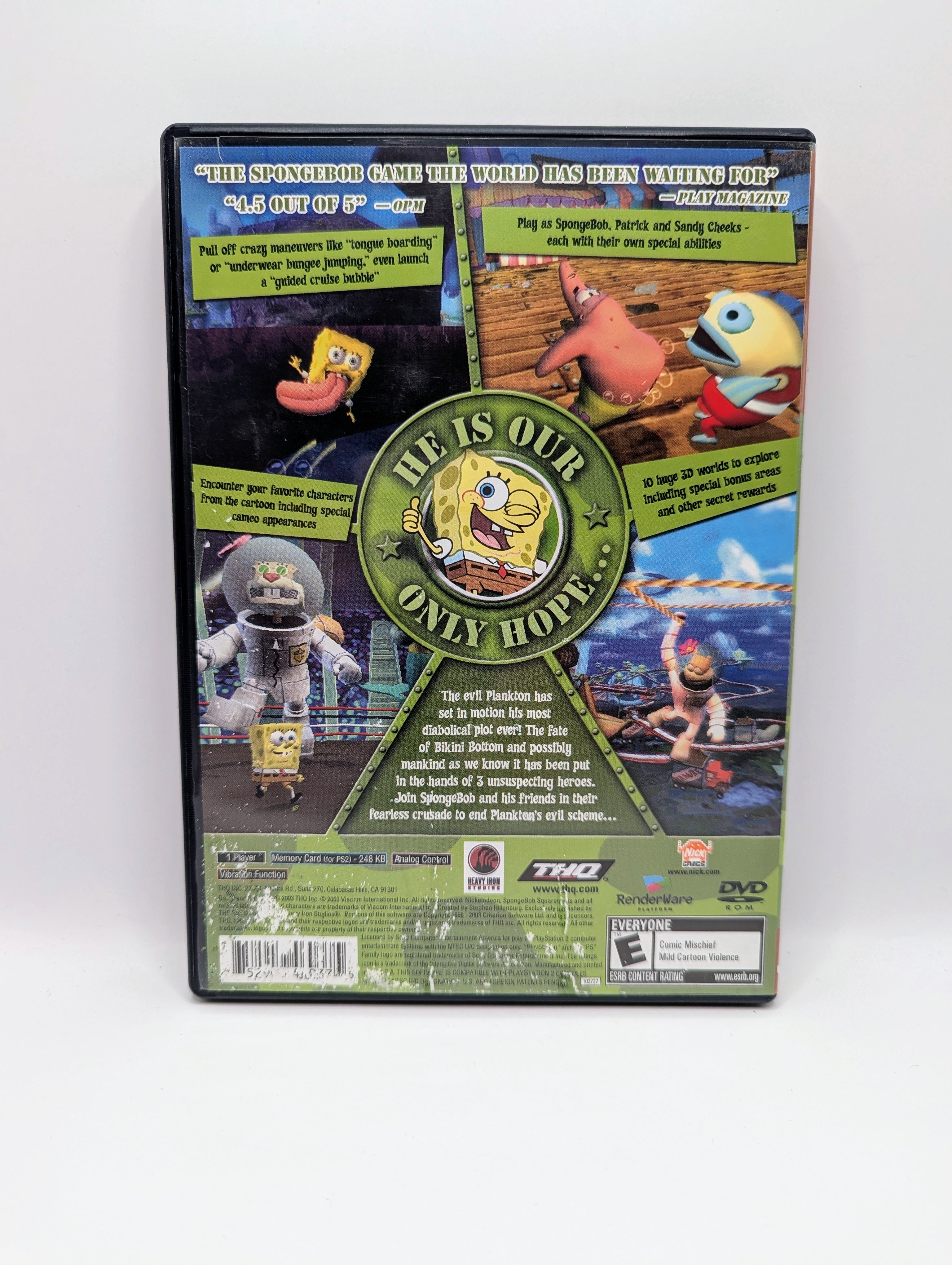 SpongeBob SquarePants Battle for Bikini Bottom [Greatest Hits] [No Manual] [Condition]