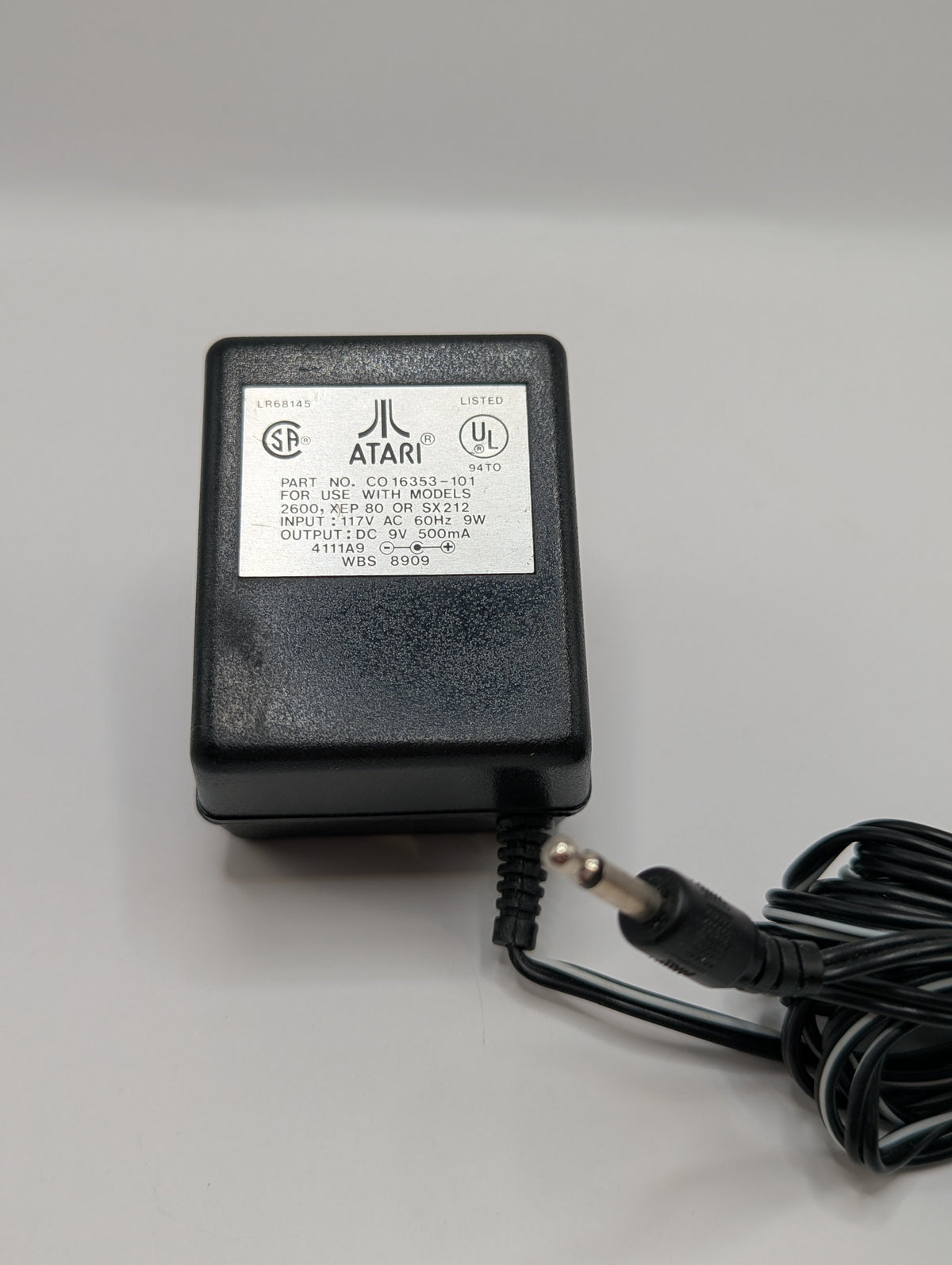 Atari 2600 OEM Power Supply (Model CO16353-101)