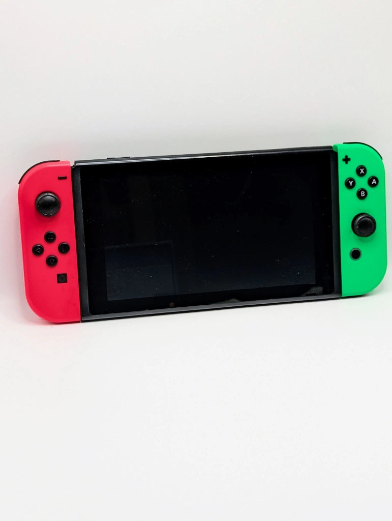 Nintendo Switch Console - HAC-001 - Pink / Green Joycons