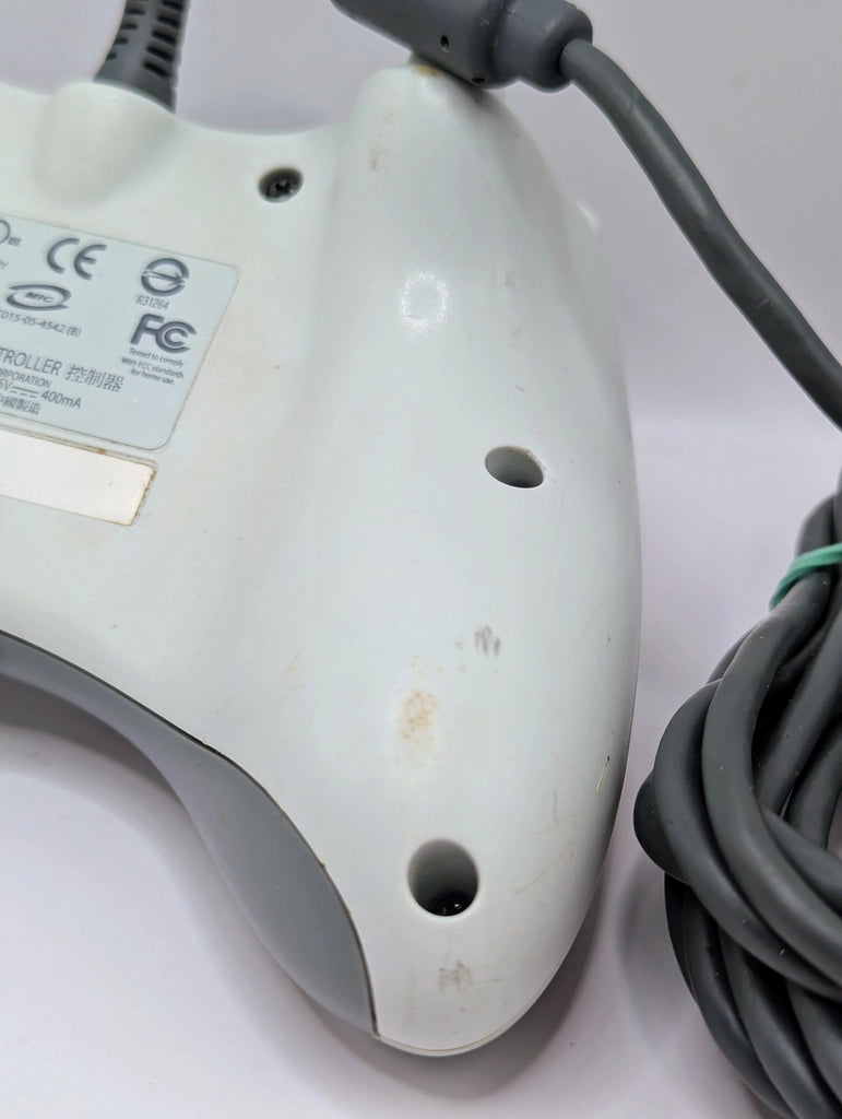 White Wired Xbox 360 Controller [Condition]