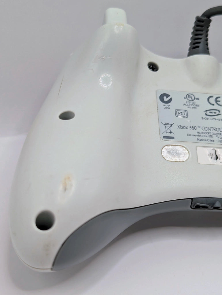 White Wired Xbox 360 Controller [Condition]