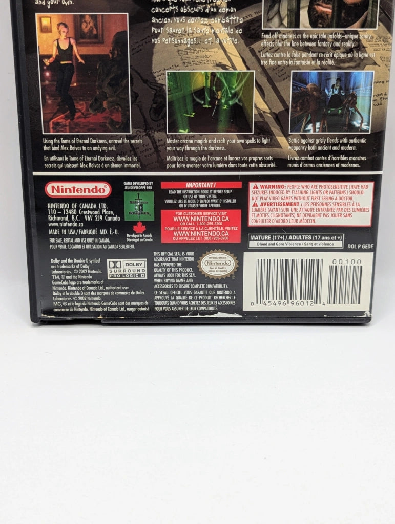Eternal Darkness [No Manual] [Condition]