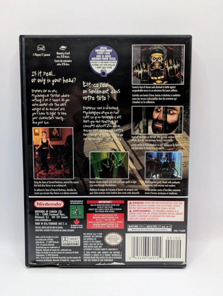 Eternal Darkness [No Manual] [Condition]