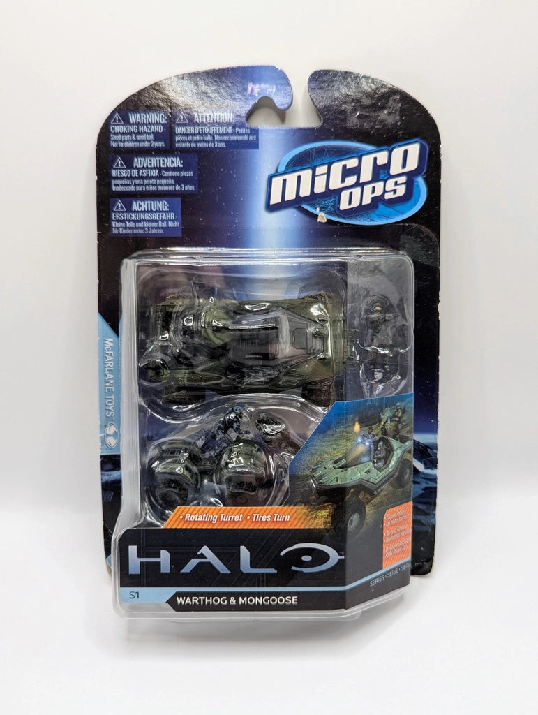 McFarlane Halo Micro Ops Series 1 Warthog & Mongoose