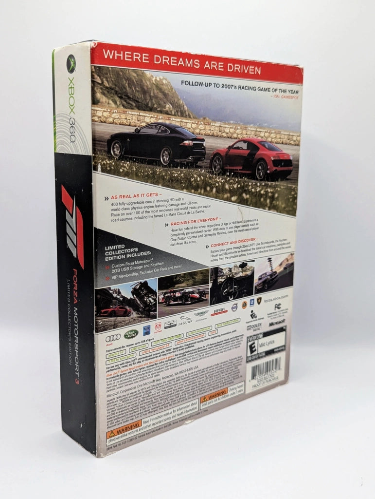 Forza Motorsport 3 [Limited Collector's Edition] [Condition]