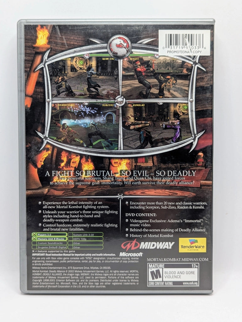 Mortal Kombat: Deadly Alliance [Promotional Copy]