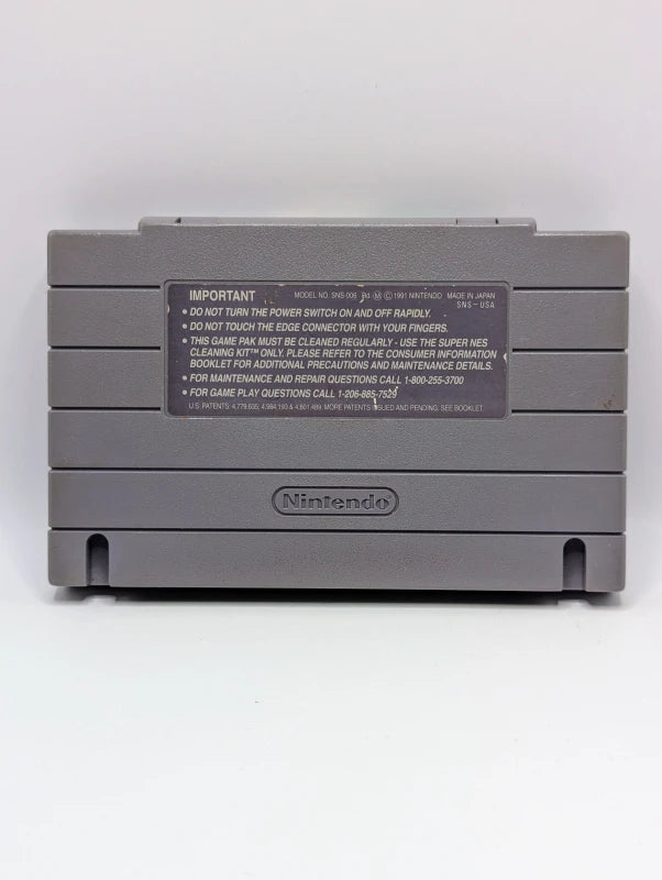 Super Mario World [Étiquette endommagée]