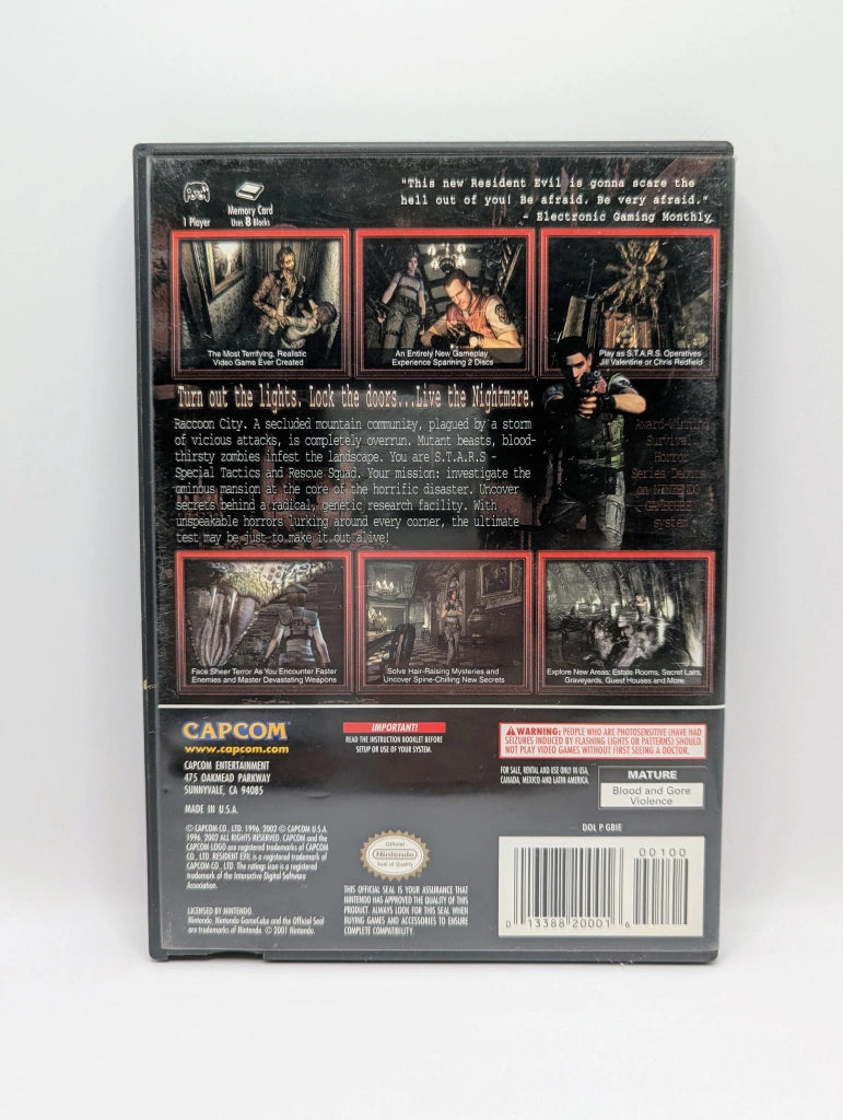 Resident Evil [No Manual]
