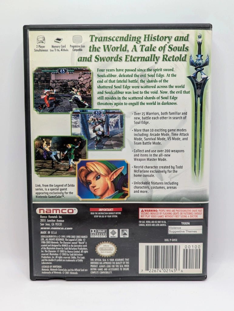 Soul Calibur II [No Manual]