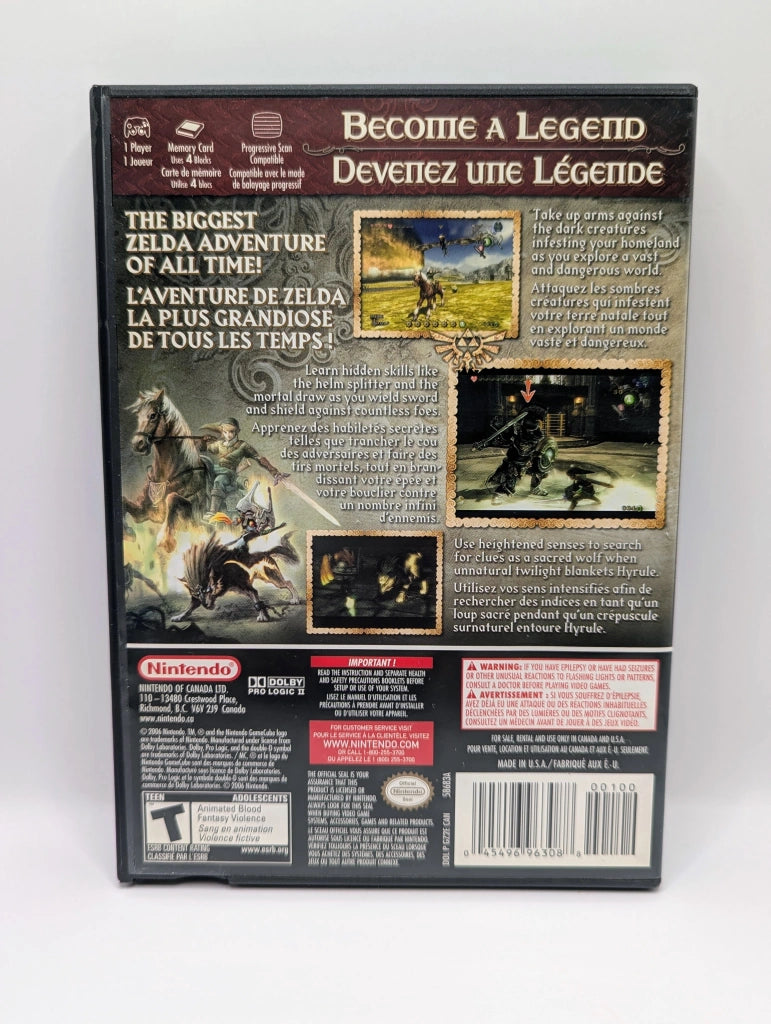 The Legend of Zelda Twilight Princess [No Manual]