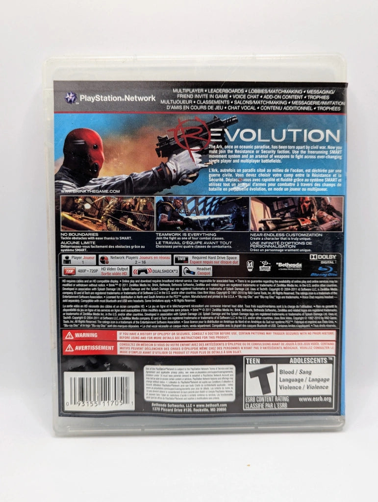 Brink [Condition]