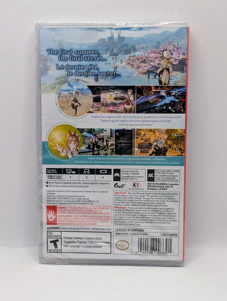Atelier Ryza 3: Alchemist of the End & the Secret Key [NEW]