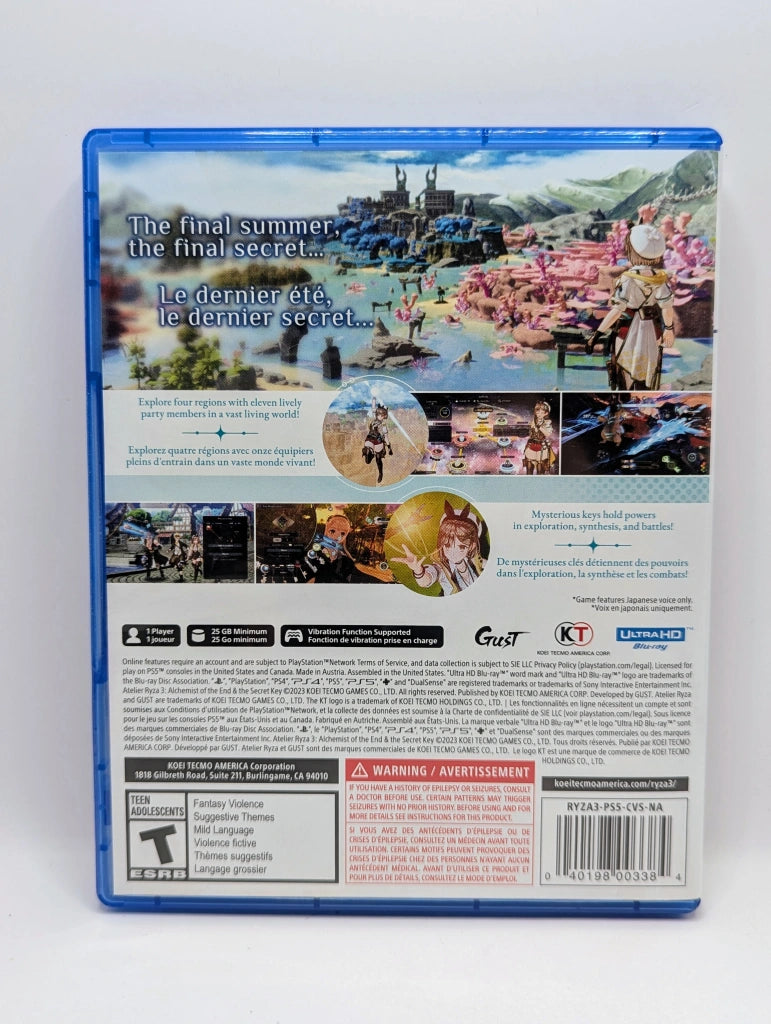Atelier Ryza 3: Alchemist of the End & the Secret Key