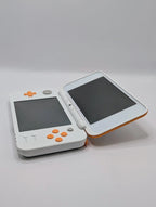 Nintendo 2DS XL White + Orange [Mario Kart 7 Pre-installed]