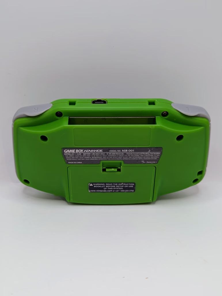 Custom Lime Green Gameboy Advance System