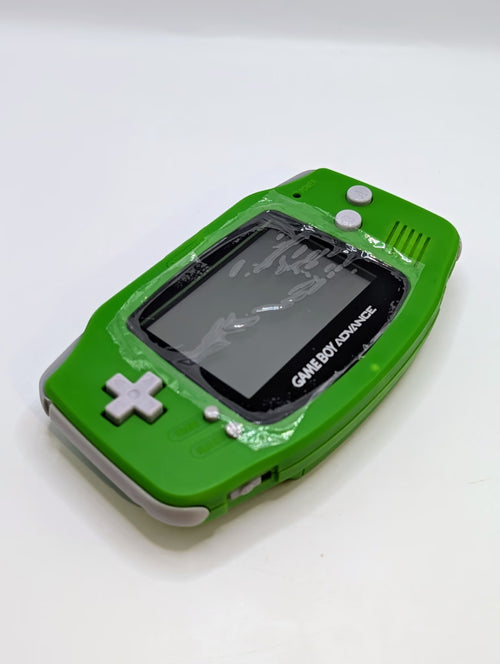Custom Lime Green Gameboy Advance System