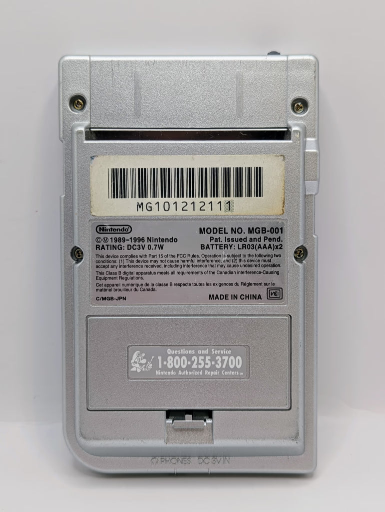 Silver Game Boy Pocket