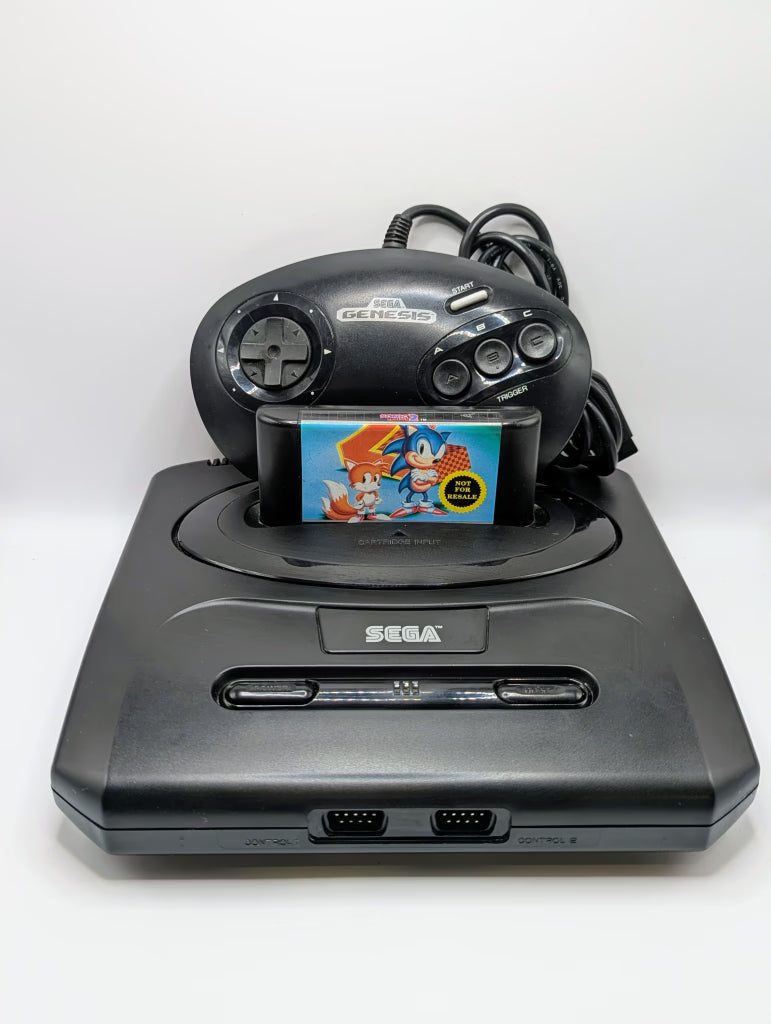 Sega Genesis Model 2 Console + Sonic The Hedgehog