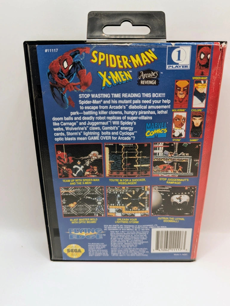 Spiderman X-Men Arcade's Revenge [No Manual] [Condition]