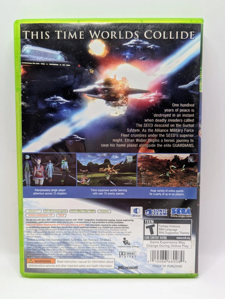 Phantasy Star Universe [No Manual]