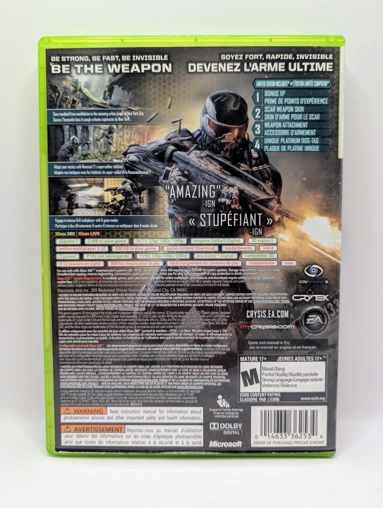 Crysis 2 [Limited Edition] [No Manual]