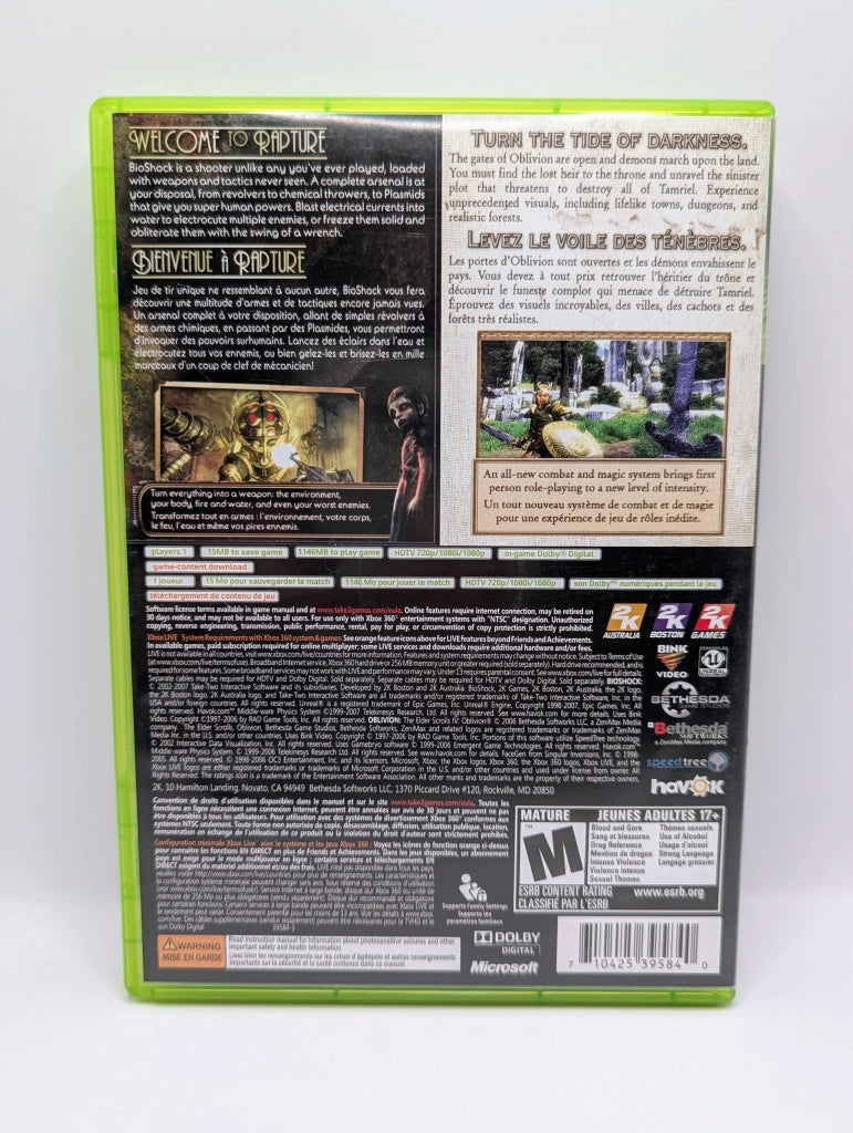 BioShock & Elder Scrolls IV: Oblivion