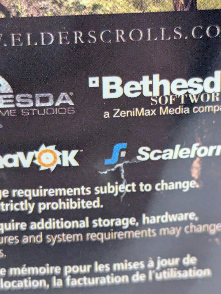 Elder Scrolls V: Skyrim [Condition] [No Map]