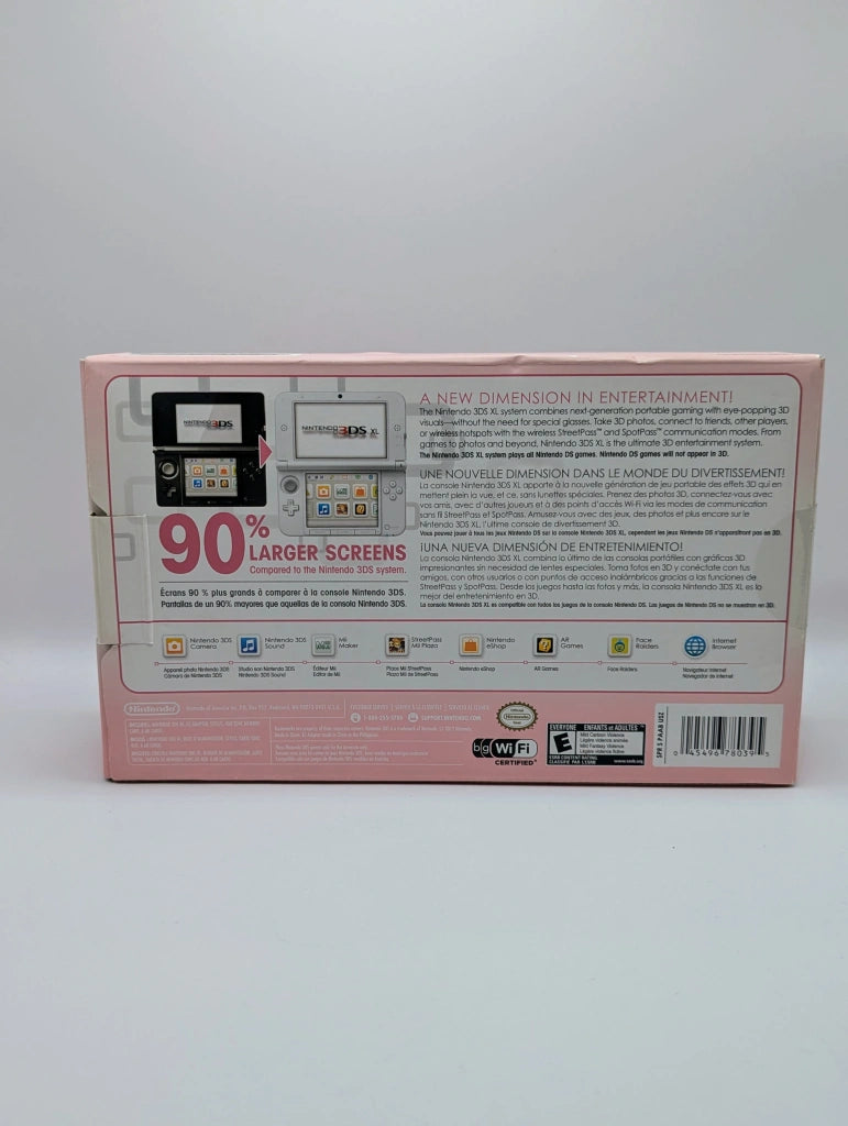 Nintendo 3DS XL Pink + White