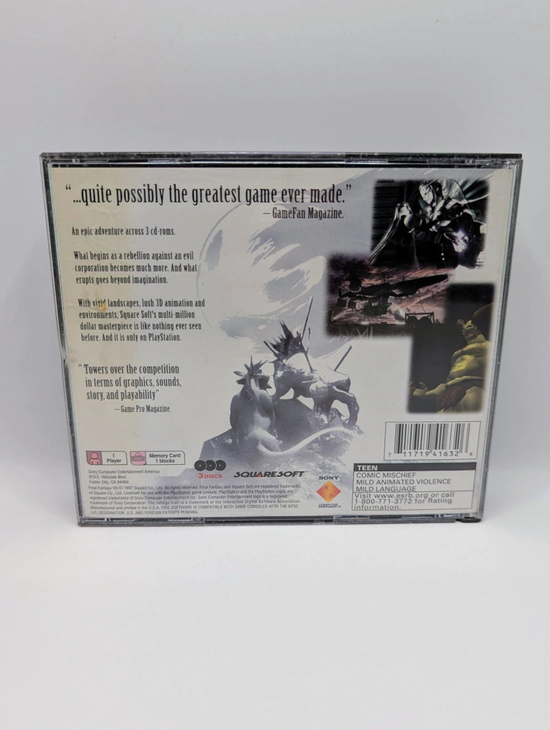 Final Fantasy VII [Greatest Hits] [No Manual] [Condition]