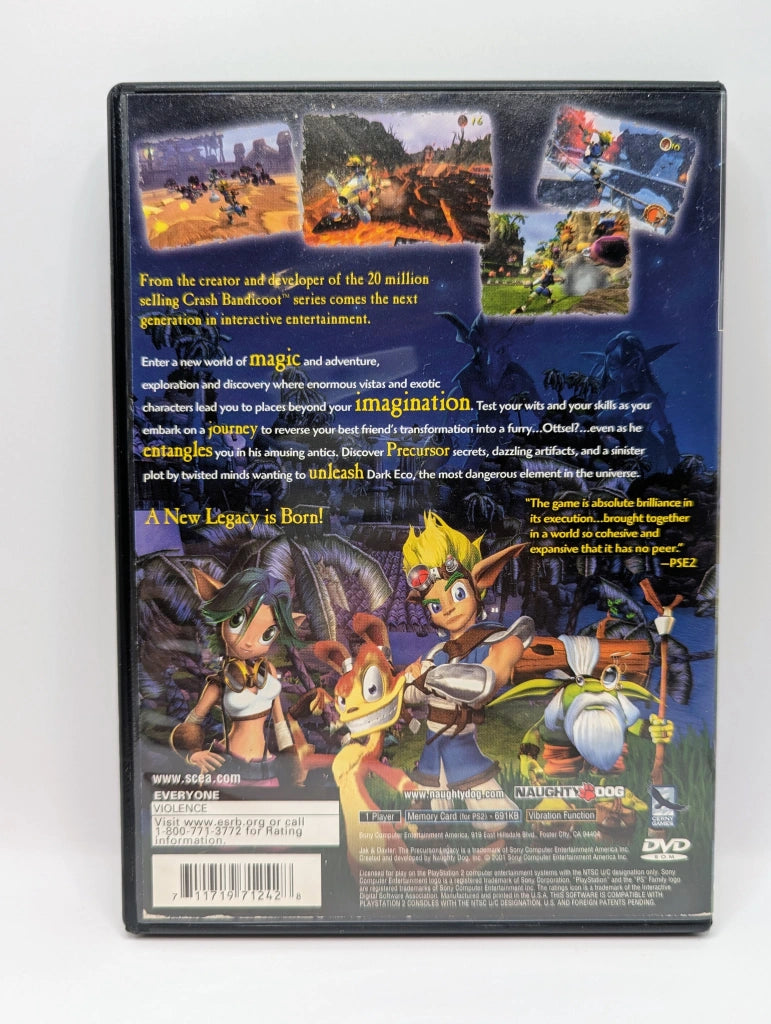 Jak and Daxter The Precursor Legacy [Condition] [No Manual]