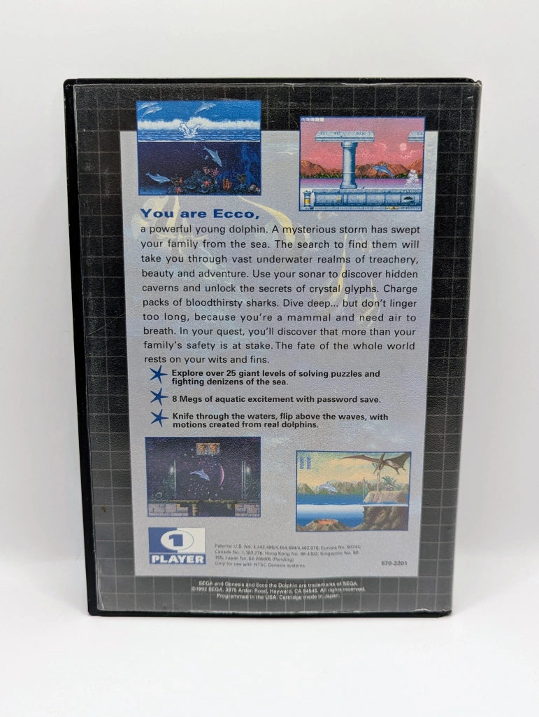 Ecco the Dolphin [No Manual]