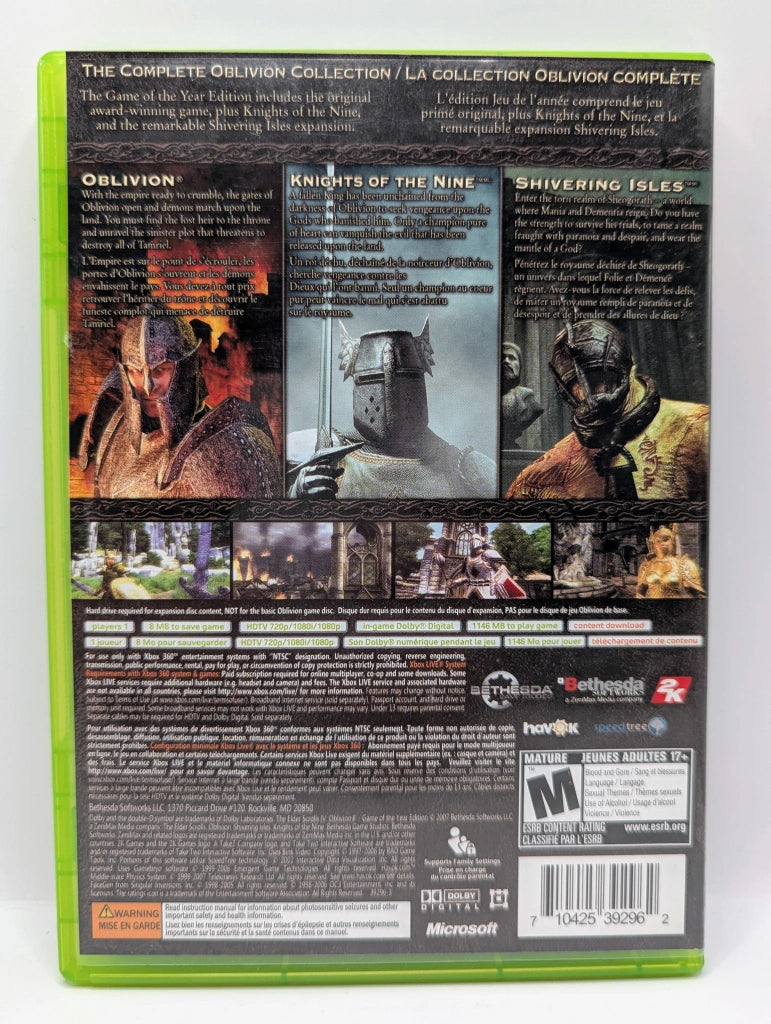 Elder Scrolls IV Oblivion [Game of the Year]