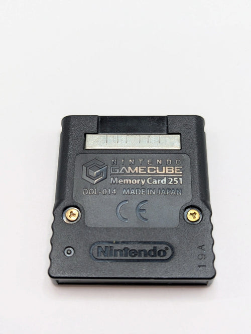 Nintendo GameCube Black Memory Card - DOL-014 (251 Blocks)