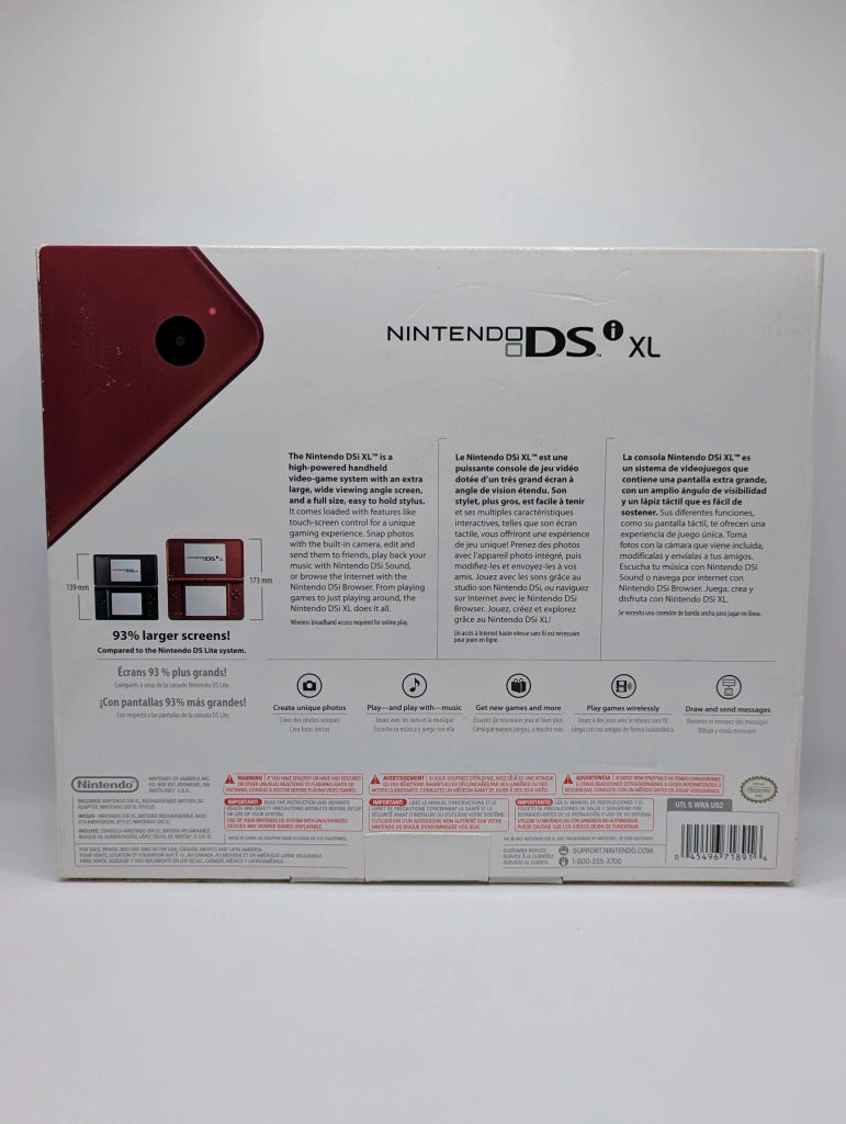 Nintendo DSi XL Burgundy