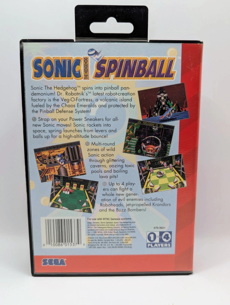 Sonic Spinball [No Manual]