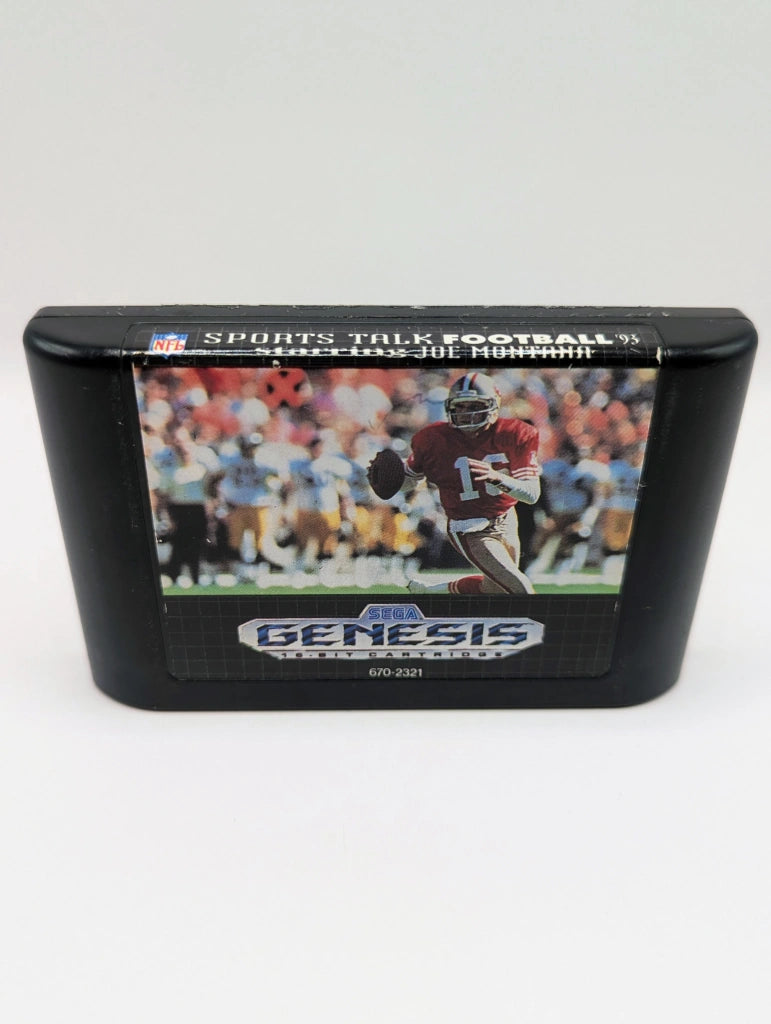 Sports Talk Football '93 Starring Joe Montana [Loose] [Condition]