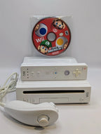 White Nintendo Wii Console + New Super Mario Bros. Wii