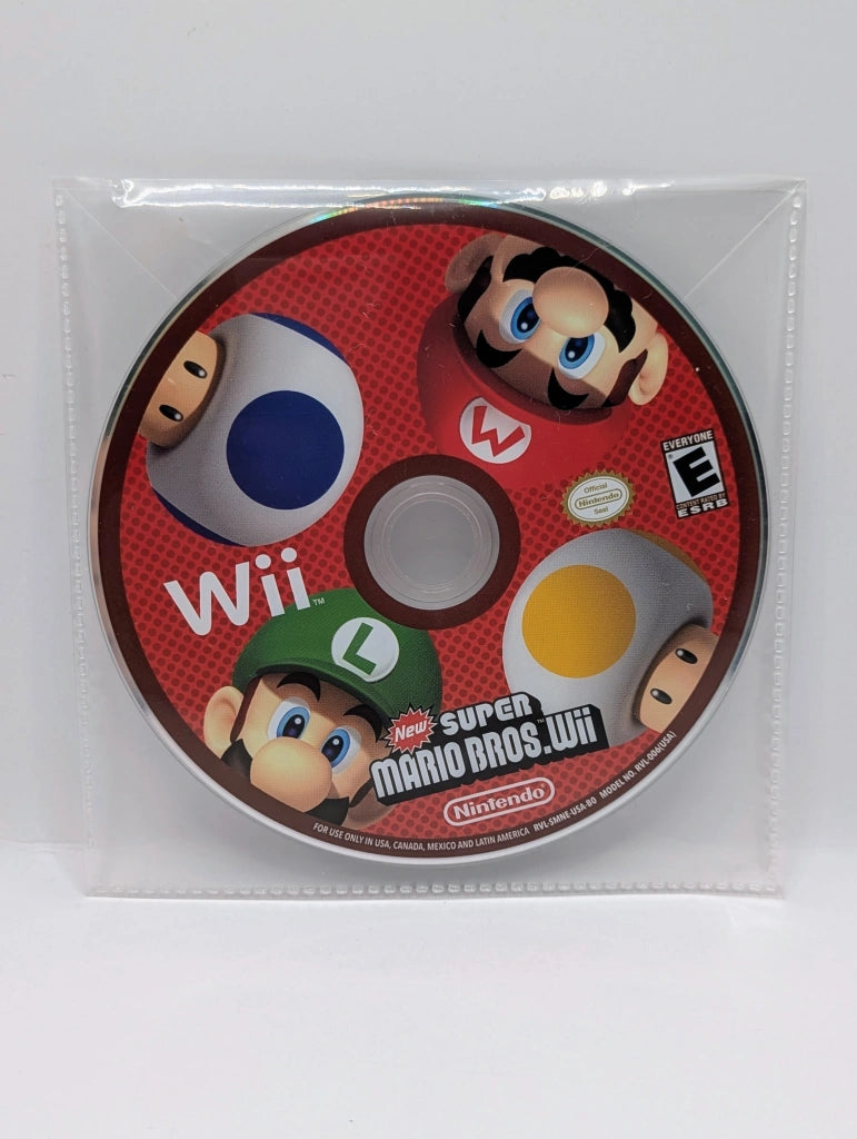 White Nintendo Wii Console + New Super Mario Bros. Wii