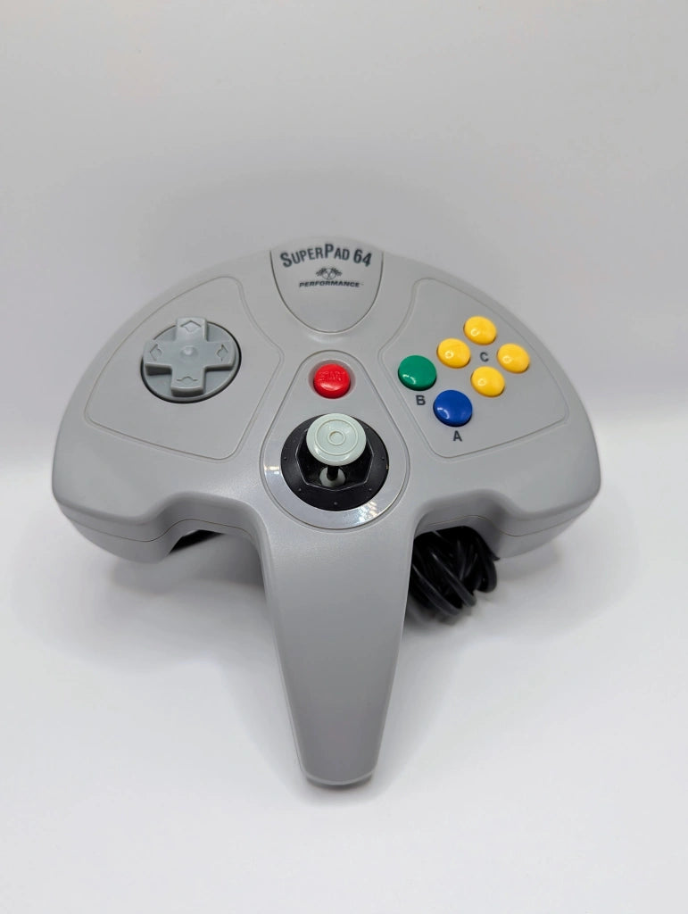 Grey SuperPad 64 Controller