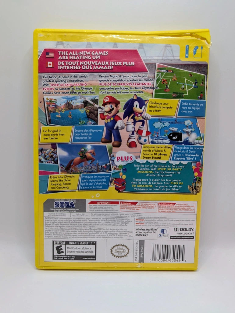 Mario & Sonic at the London 2012 Olympic Games [Condition] [No Manual]