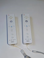 White Nintendo Wii Console w/ 2 Controllers