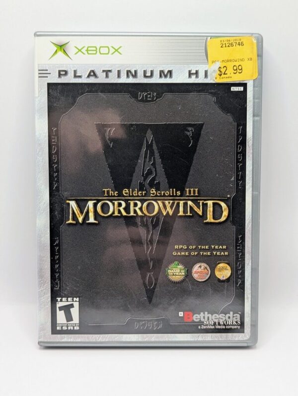 The Elder Scrolls III: Morrowind (Platinum Hits)
