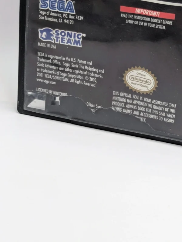 Sonic Adventure 2 Battle [Artwork Damage] [No Manual] - Image 4